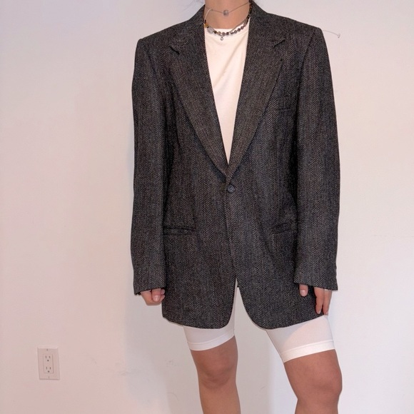 Vintage wool men's blazer - Picture 1 of 7